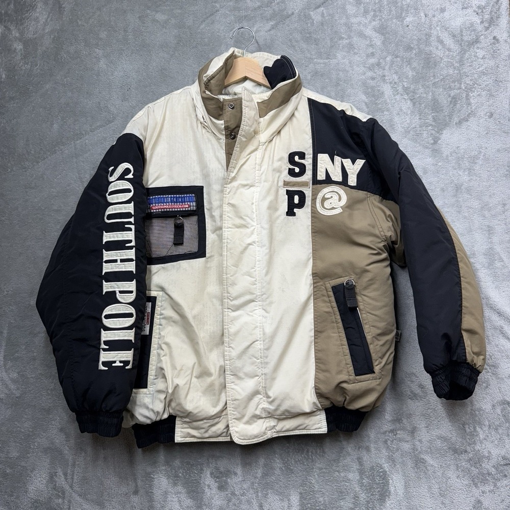 Rare Southpole 2000s puffer jacket Grunge y2k Hiphop baggy Size L